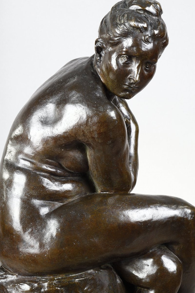 Surprised Bather - Aimé-jules Dalou (1838-1902)-photo-7