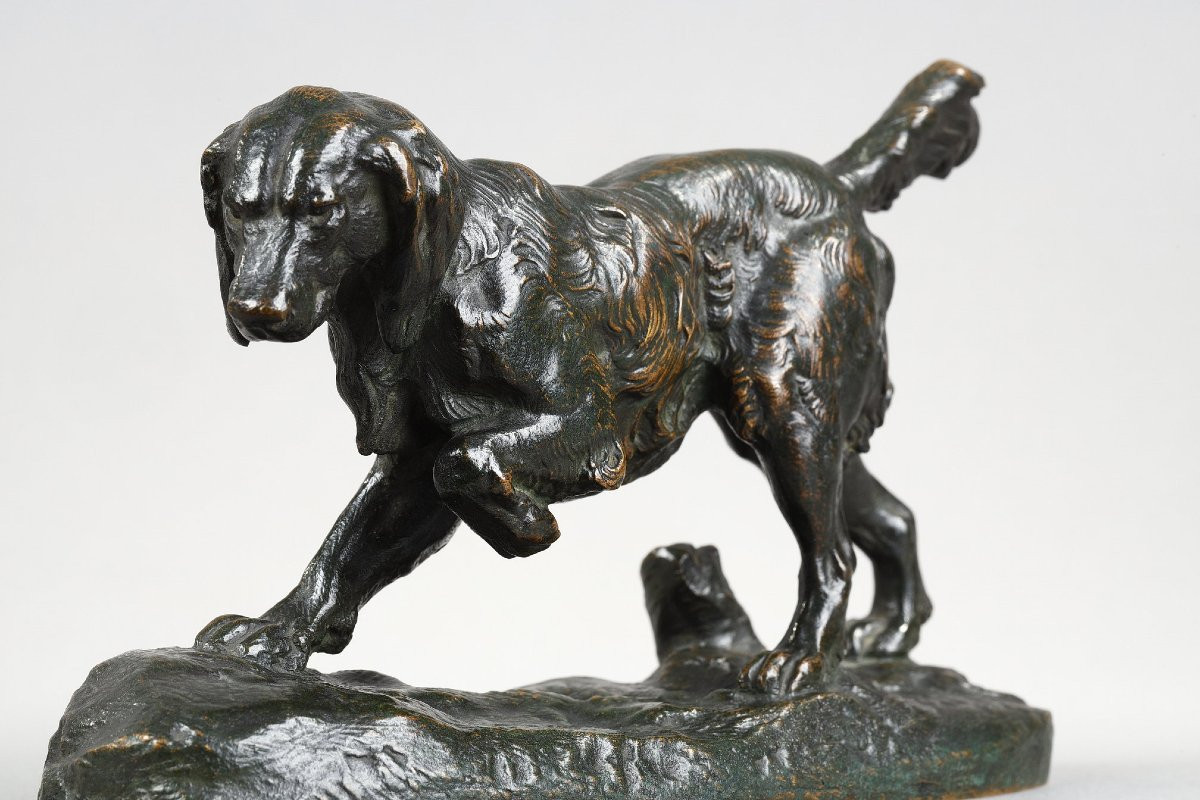 Épagneul n°1 - Antoine-Louis BARYE (1796-1875)-photo-3