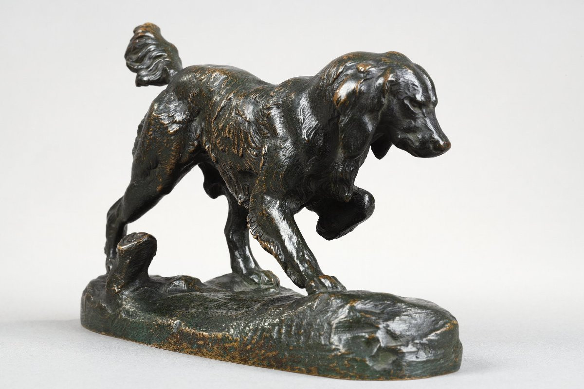 Épagneul n°1 - Antoine-Louis BARYE (1796-1875)-photo-2