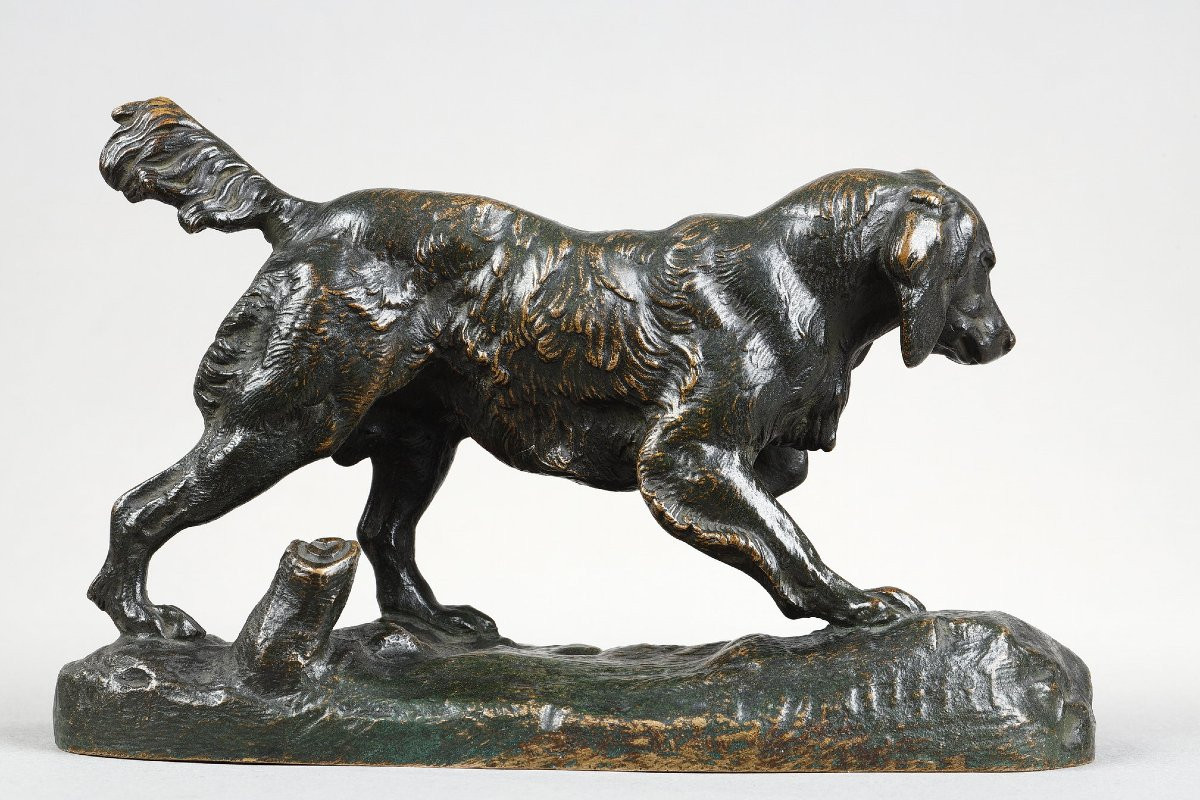 Épagneul n°1 - Antoine-Louis BARYE (1796-1875)-photo-3