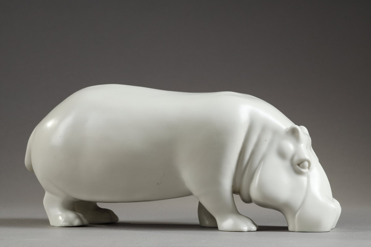 Hippopotame - Armand PETERSEN (1891-1969)