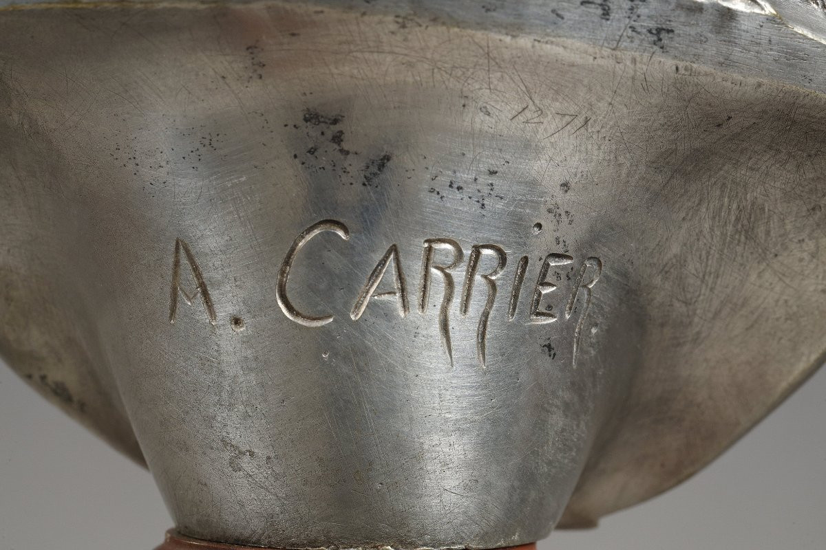 Paire de bustes de Dürer et Rembrandt - Albert-Ernest CARRIER-BELLEUSE (1824-1887)-photo-4