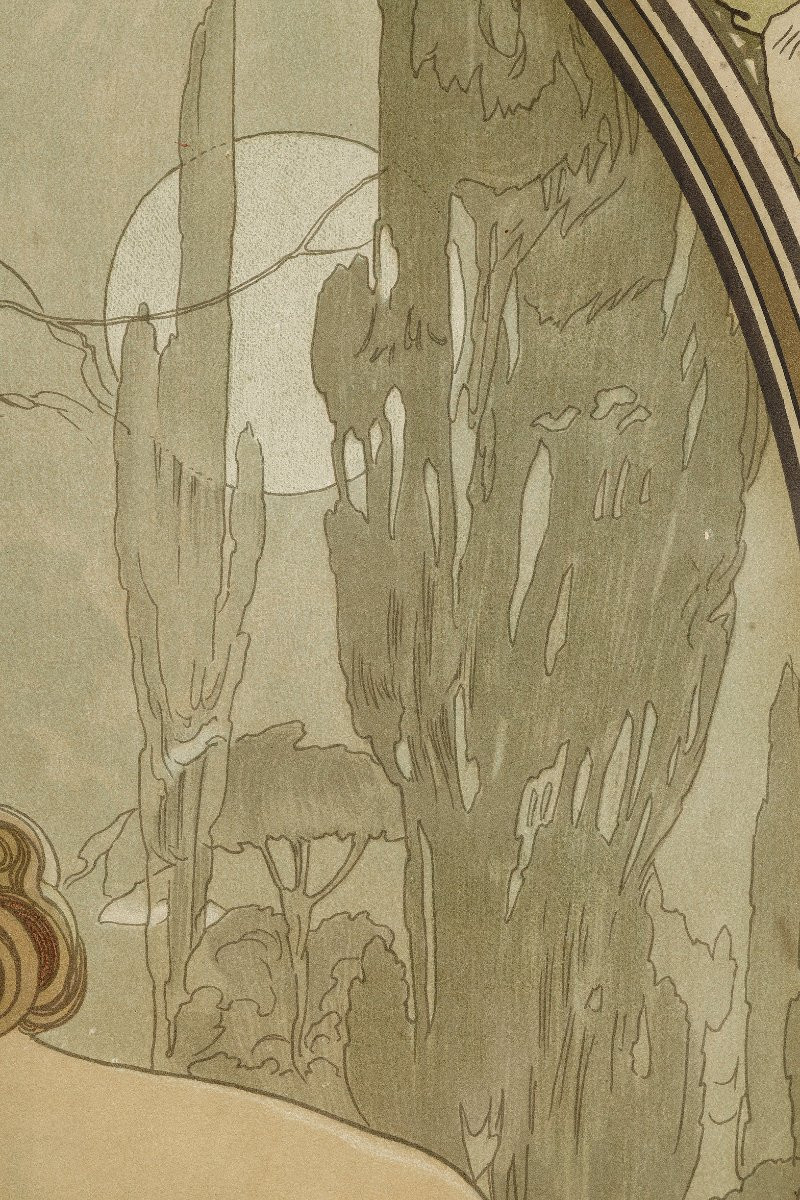 Repos de la nuit - Alphonse MUCHA (1860-1939)-photo-1