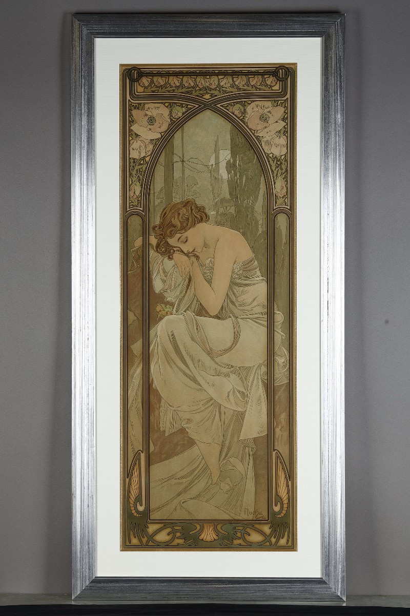 Repos de la nuit - Alphonse MUCHA (1860-1939)