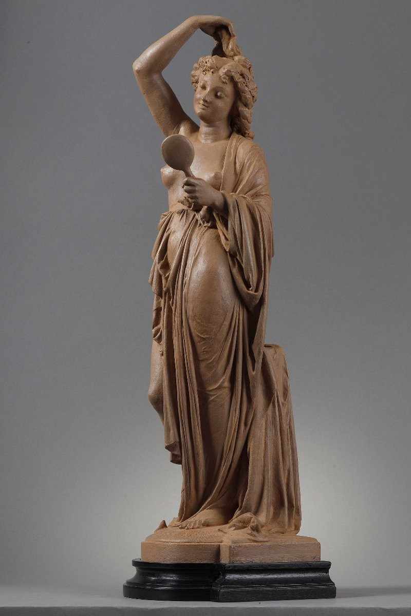 Femme au miroir - Albert-Ernest CARRIER-BELLEUSE (1824-1887)-photo-2