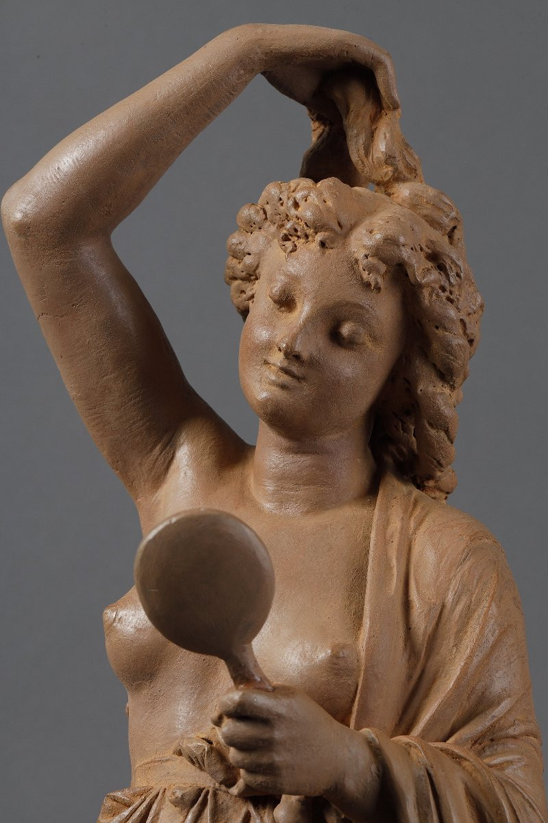 Femme au miroir - Albert-Ernest CARRIER-BELLEUSE (1824-1887)-photo-3