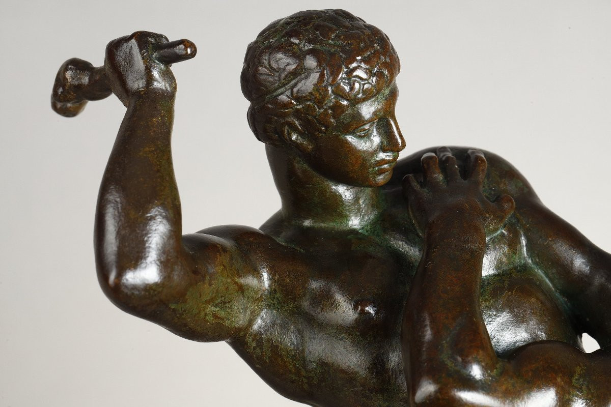 Thésée combattant le centaure Biénor - Antoine-Louis BARYE (1796-1875)-photo-3