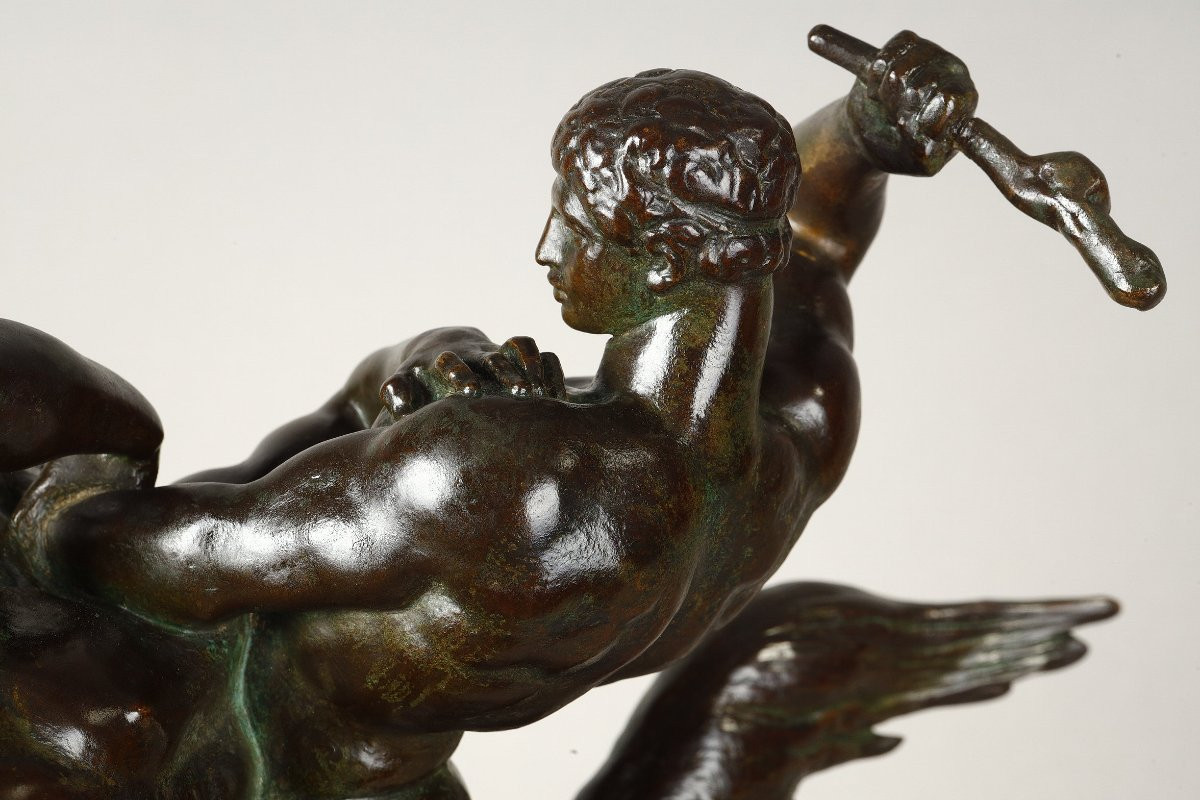 Thésée combattant le centaure Biénor - Antoine-Louis BARYE (1796-1875)-photo-4