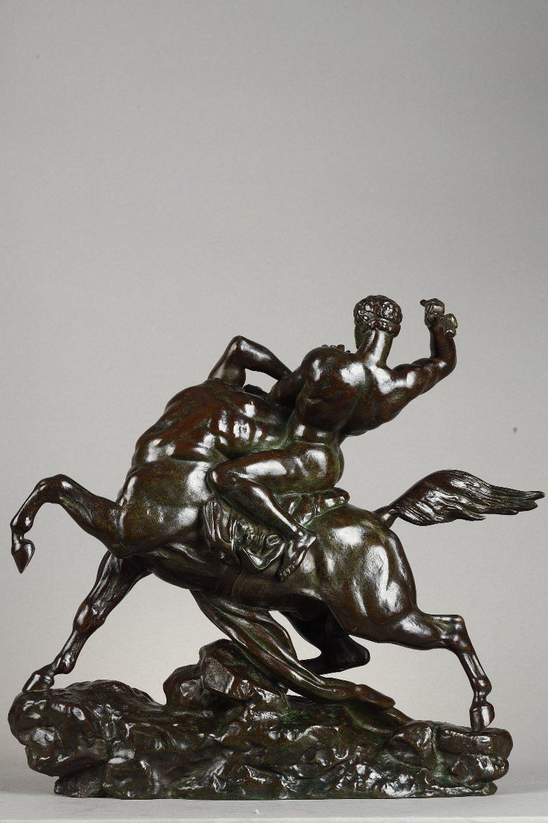 Thésée combattant le centaure Biénor - Antoine-Louis BARYE (1796-1875)-photo-5