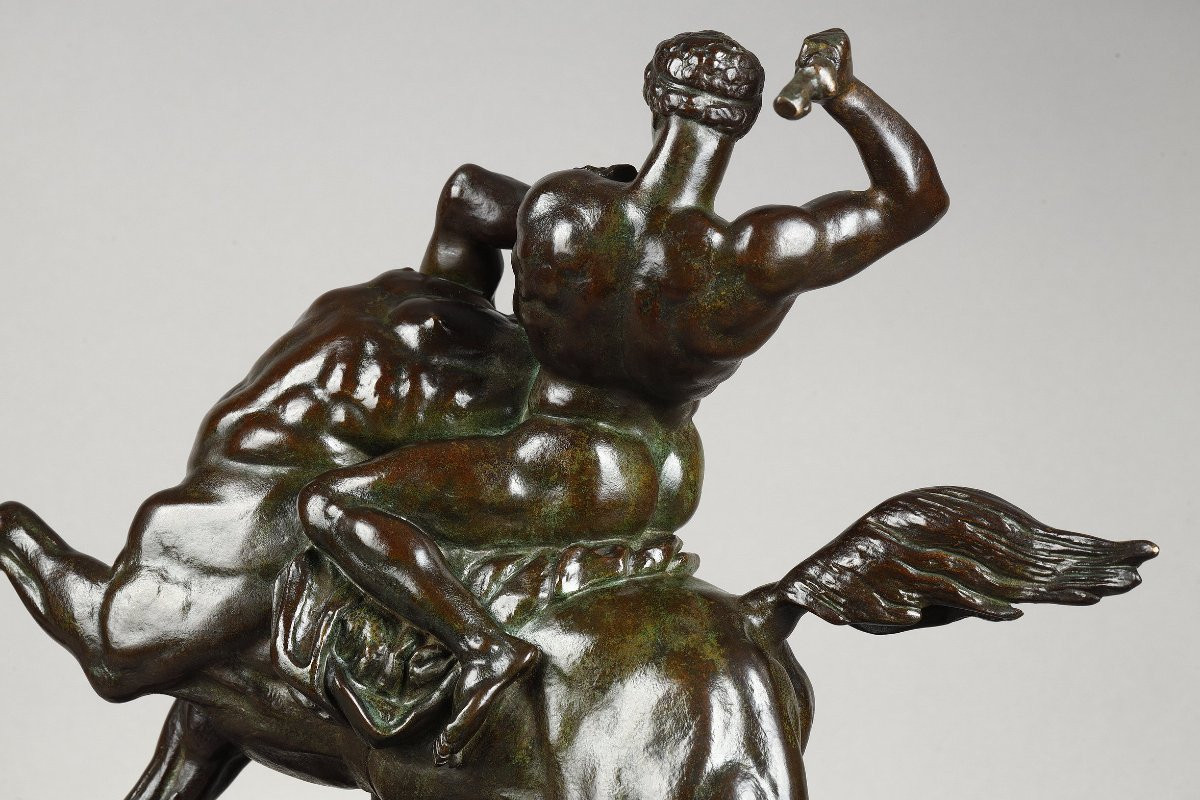 Thésée combattant le centaure Biénor - Antoine-Louis BARYE (1796-1875)-photo-6