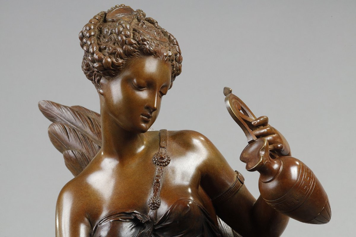 Hebe And Jupiter - Albert-ernest Carrier-belleuse (1824-1887)-photo-3