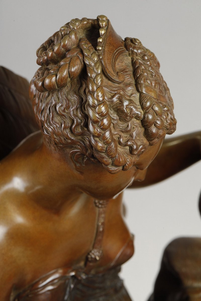 Hebe And Jupiter - Albert-ernest Carrier-belleuse (1824-1887)-photo-3