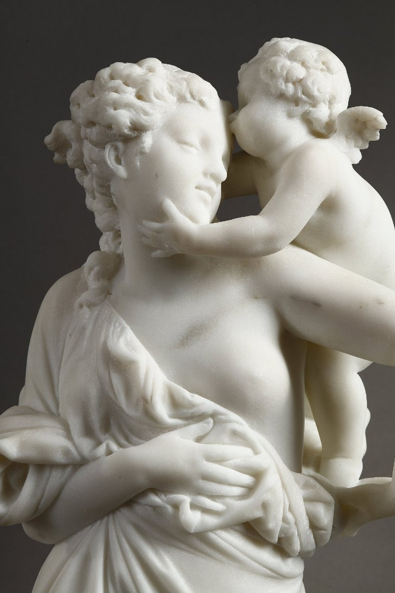 Allégorie de l'Amour - Albert-Ernest CARRIER-BELLEUSE (1824-1887)-photo-3