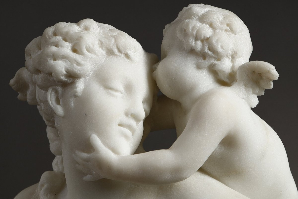 Allégorie de l'Amour - Albert-Ernest CARRIER-BELLEUSE (1824-1887)-photo-4
