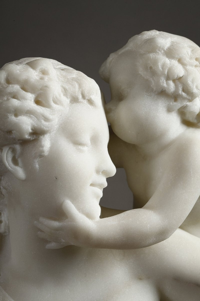 Allégorie de l'Amour - Albert-Ernest CARRIER-BELLEUSE (1824-1887)-photo-5
