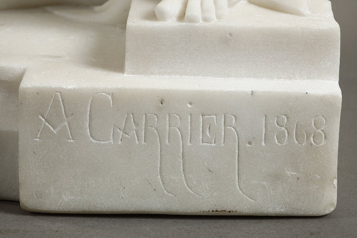 Allégorie de l'Amour - Albert-Ernest CARRIER-BELLEUSE (1824-1887)-photo-7