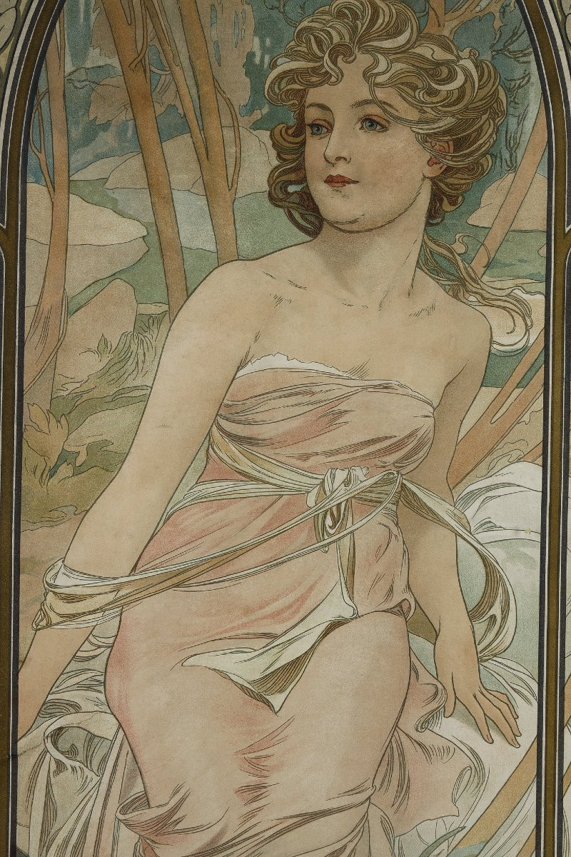 Éveil du matin - Alphonse MUCHA (1860-1939)-photo-3