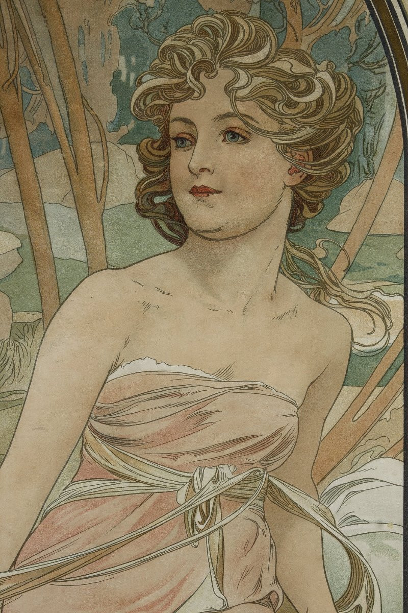 Éveil du matin - Alphonse MUCHA (1860-1939)-photo-4