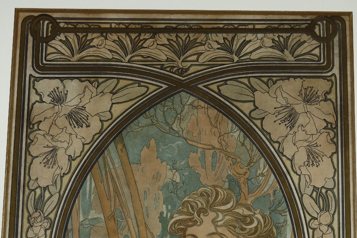Éveil du matin - Alphonse MUCHA (1860-1939)-photo-2