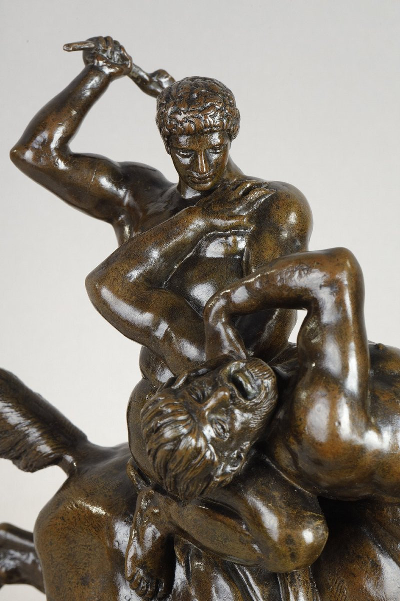 Thésée combattant le centaure Biénor - Antoine-Louis BARYE (1796-1875)-photo-4