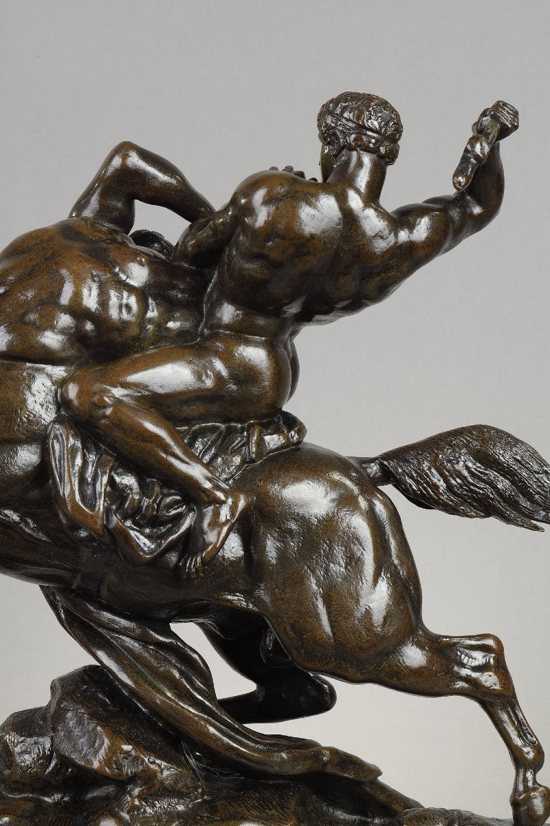 Thésée combattant le centaure Biénor - Antoine-Louis BARYE (1796-1875)-photo-6