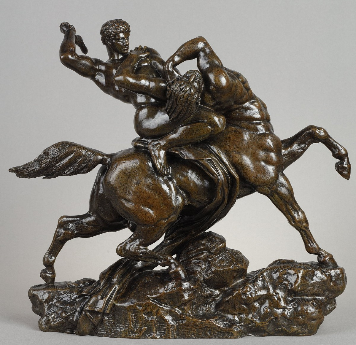 Thésée combattant le centaure Biénor - Antoine-Louis BARYE (1796-1875)