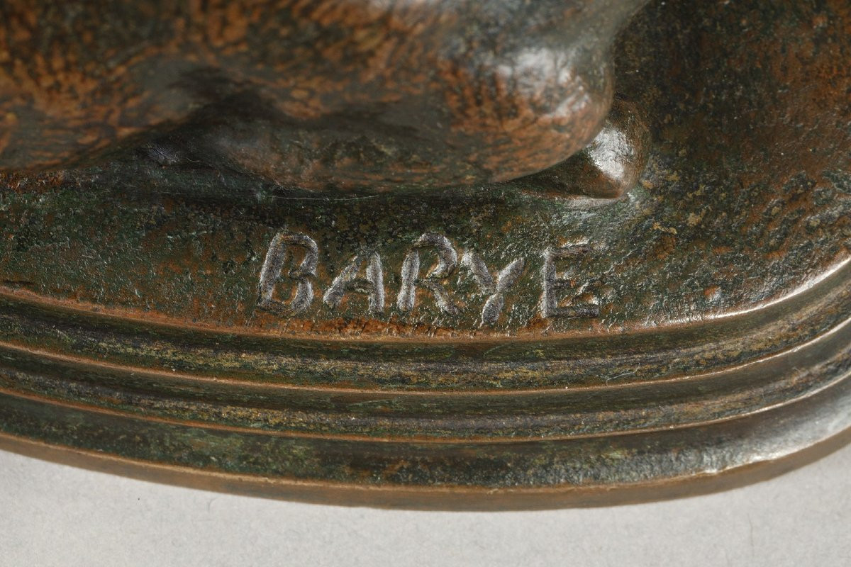 Daine couchée - Antoine-Louis BARYE (1796-1875)-photo-3