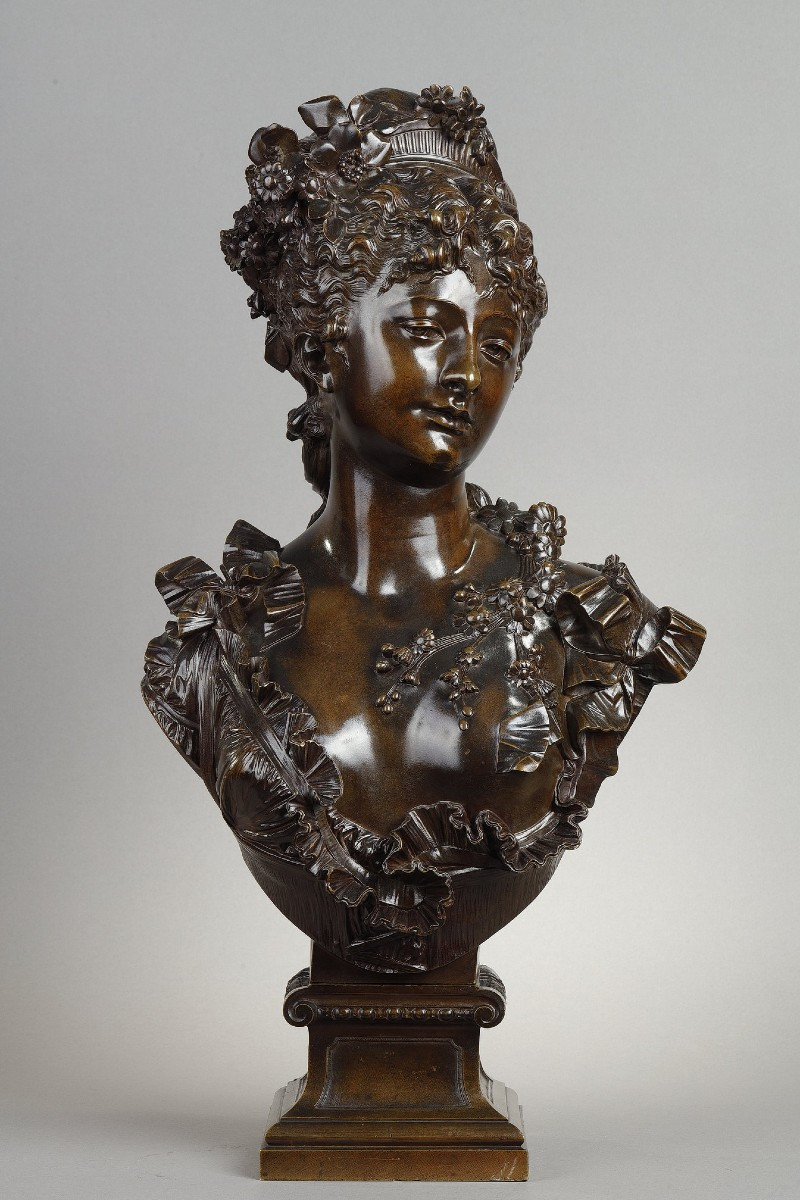 Jeune femme au diadème - Albert-Ernest CARRIER-BELLEUSE (1824-1887)