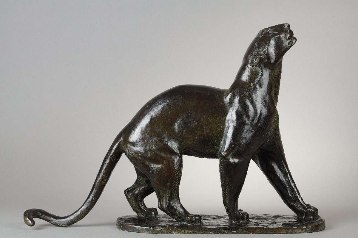 Panther Sniffing - Georges Guyot (1885-1972)-photo-3
