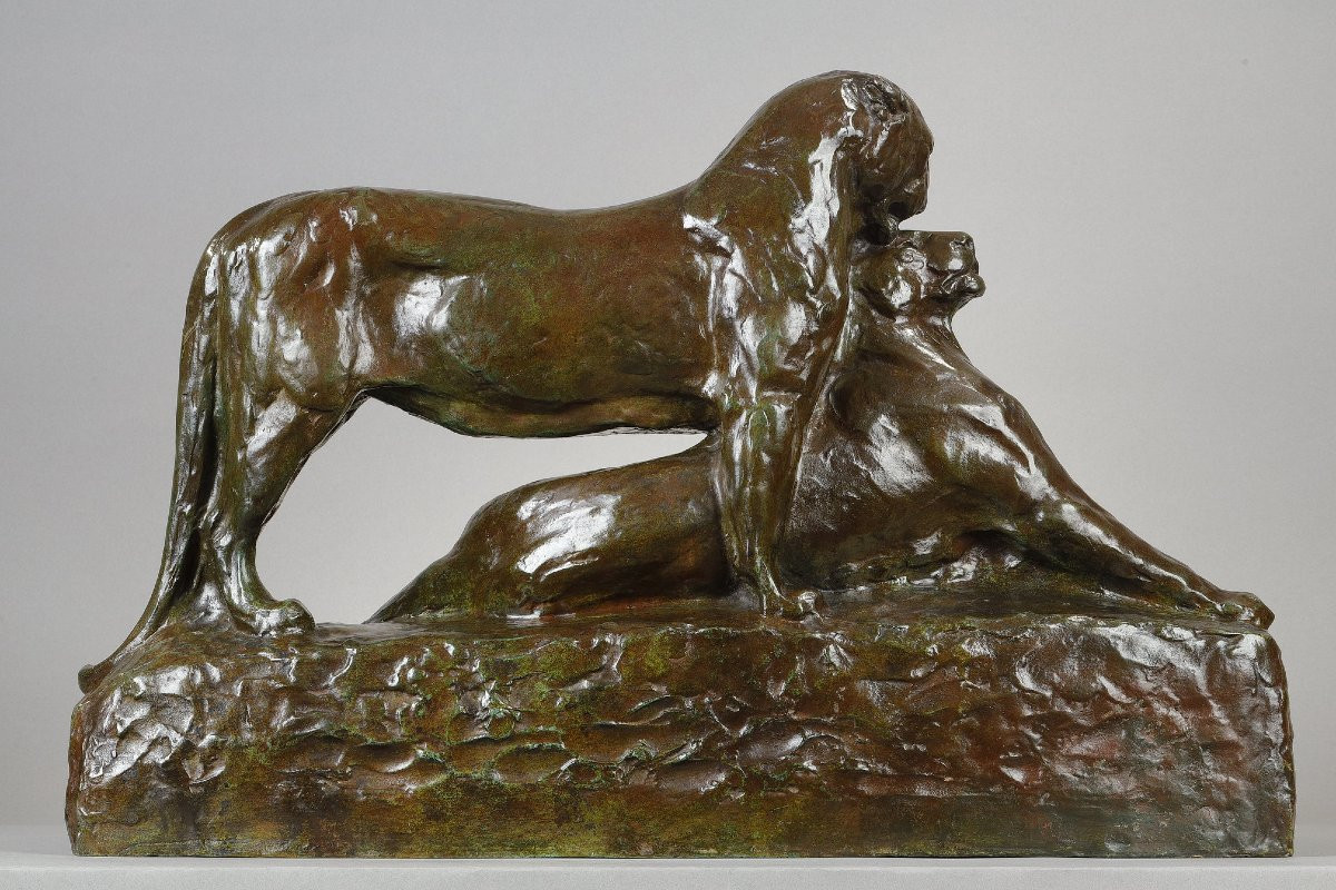 Two Panthers - Maximilien Fiot (1886-1953)-photo-3