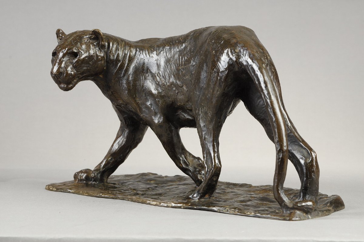 Lioness Turning - Roger Godchaux (1878-1958)-photo-5