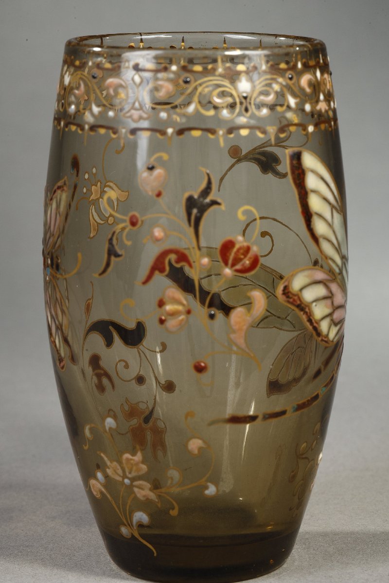 Cristallerie – Vase aux libellules - Emile GALLE (1846-1904)-photo-4