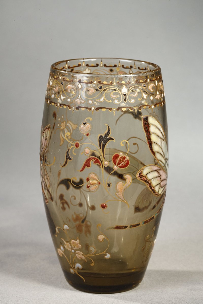 Cristallerie – Vase aux libellules - Emile GALLE (1846-1904)-photo-6