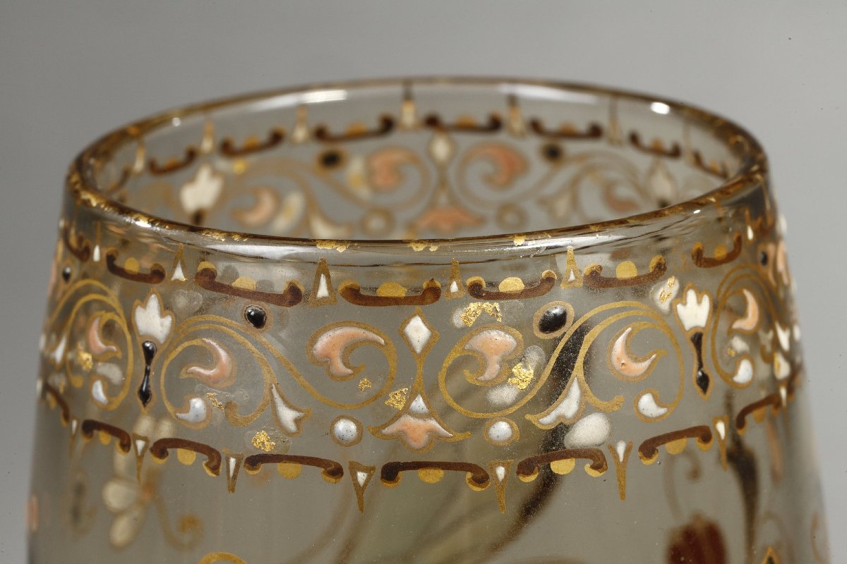 Cristallerie – Vase aux libellules - Emile GALLE (1846-1904)-photo-8