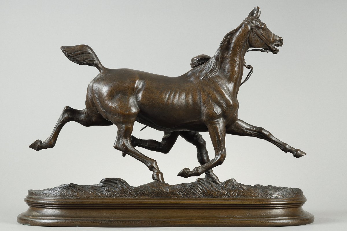 Horse Training With Its Stable Lad - Comte Du Passage (1838–1909)-photo-3