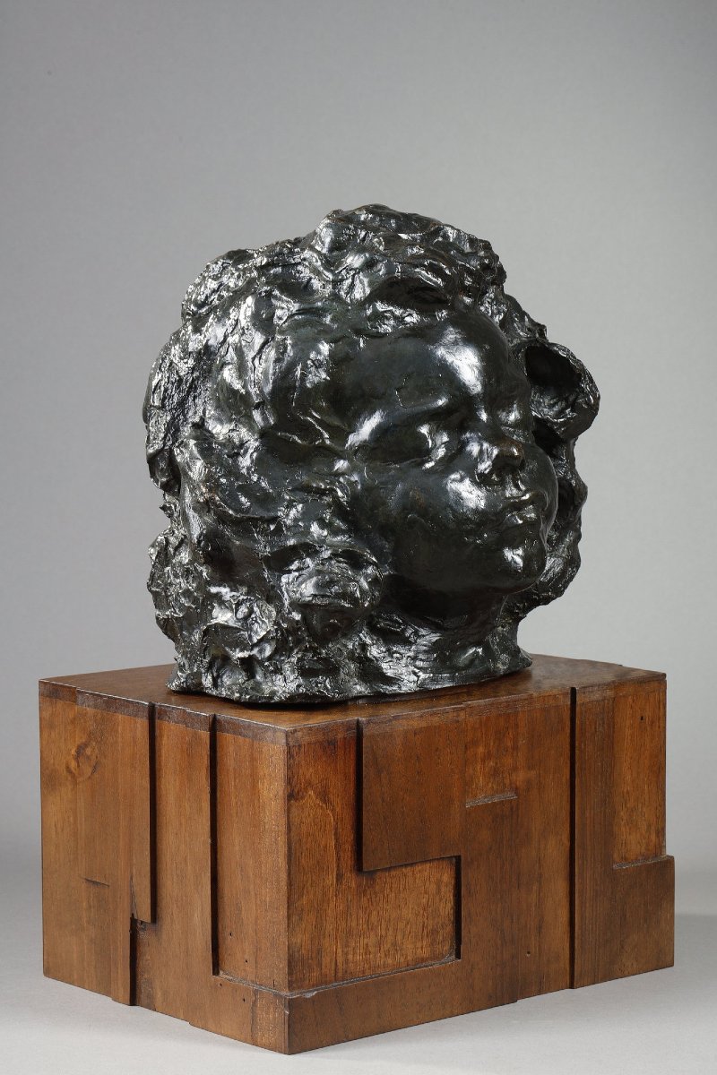 Enfant endormi - Antoine BOURDELLE (1861-1929)-photo-2