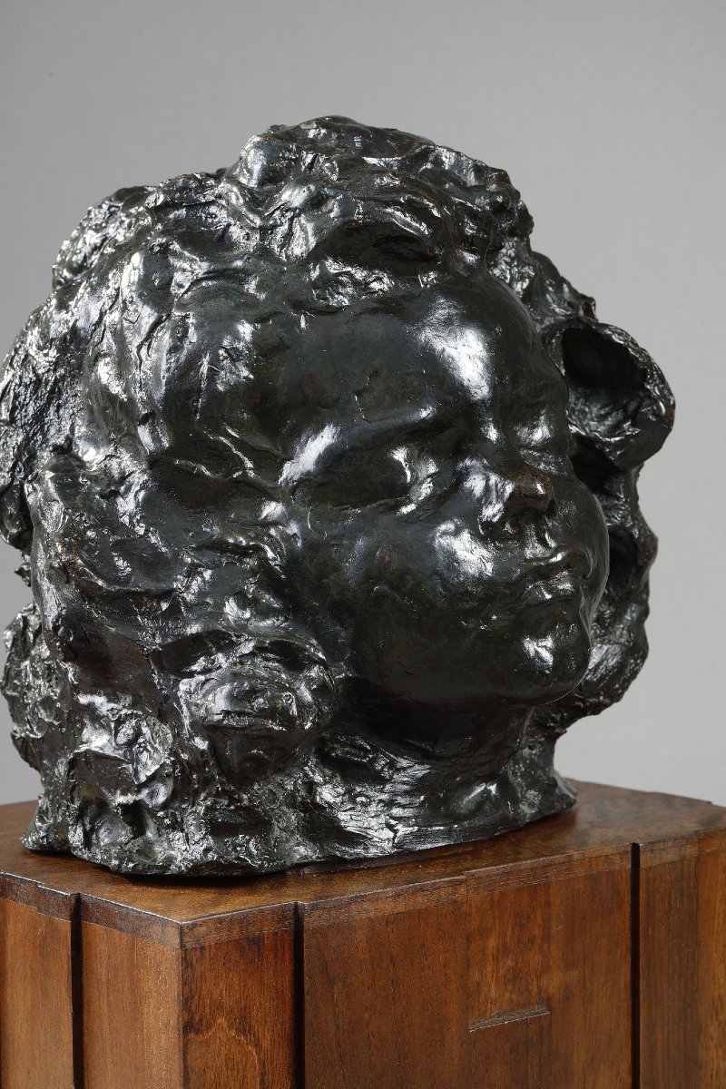 Enfant endormi - Antoine BOURDELLE (1861-1929)-photo-3