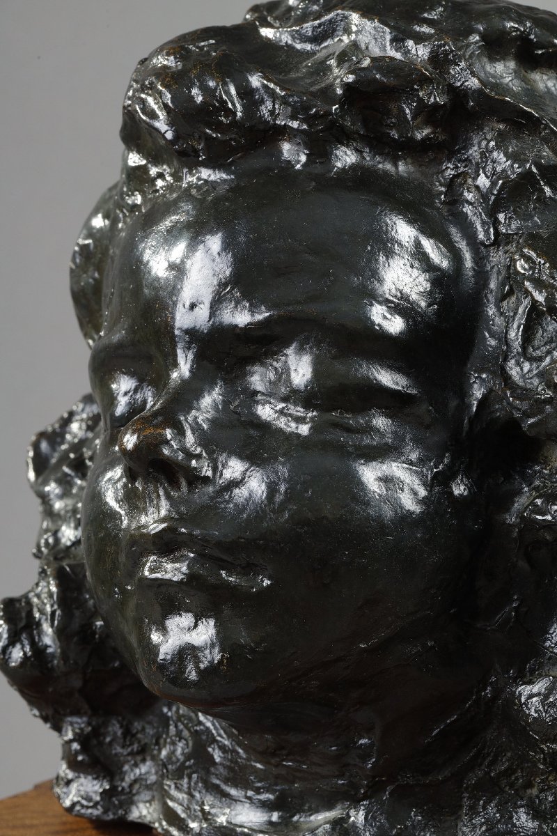 Enfant endormi - Antoine BOURDELLE (1861-1929)-photo-2