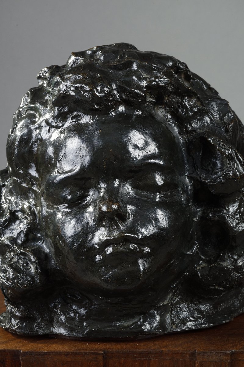 Enfant endormi - Antoine BOURDELLE (1861-1929)-photo-4
