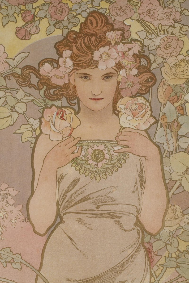 The Rose And The Lily - Alphonse Mucha (1860-1939)-photo-4