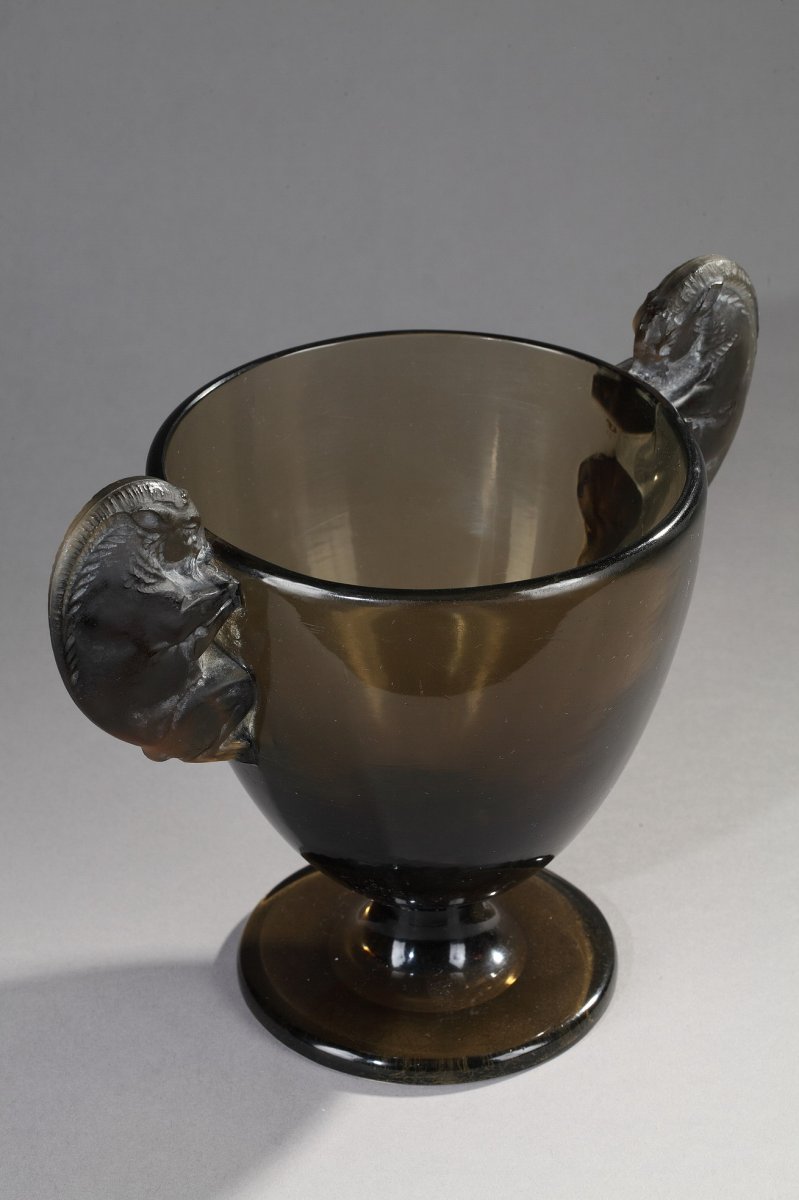 Vase Béliers - René LALIQUE (1860-1945)-photo-2