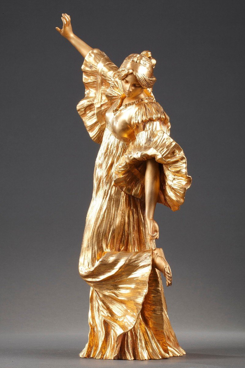 Danseuse Au Cothurne - Agathon Leonard (1841-1923)-photo-1