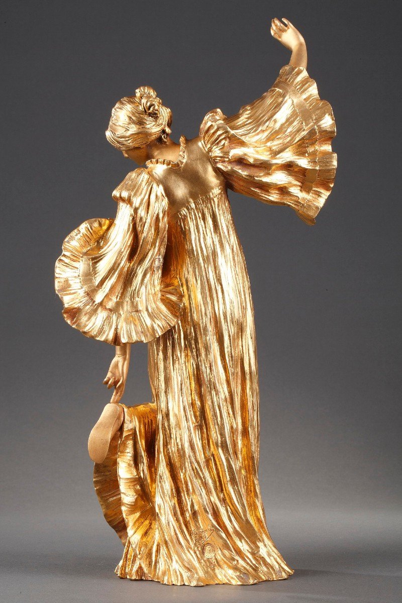 Danseuse Au Cothurne - Agathon Leonard (1841-1923)-photo-2