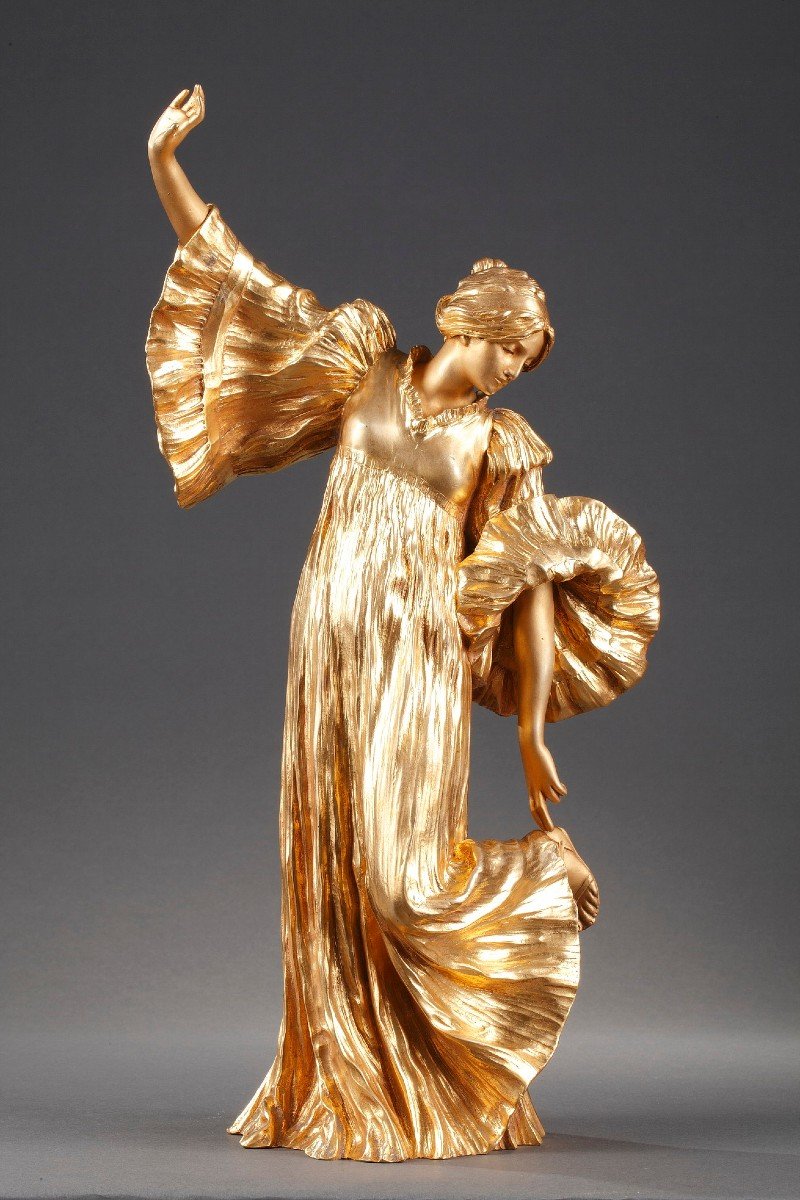 Danseuse Au Cothurne - Agathon Leonard (1841-1923)