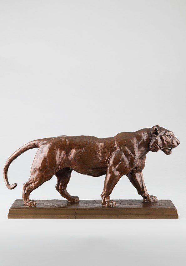 Walking Tiger - Antoine-louis Barye (1796-1875)