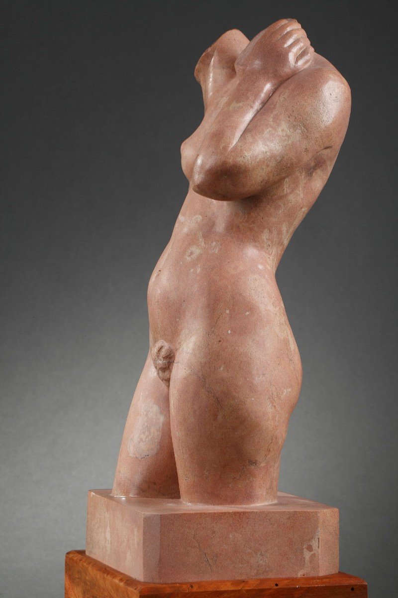 Femme Debout - Auguste Heng (1891-1968)-photo-3