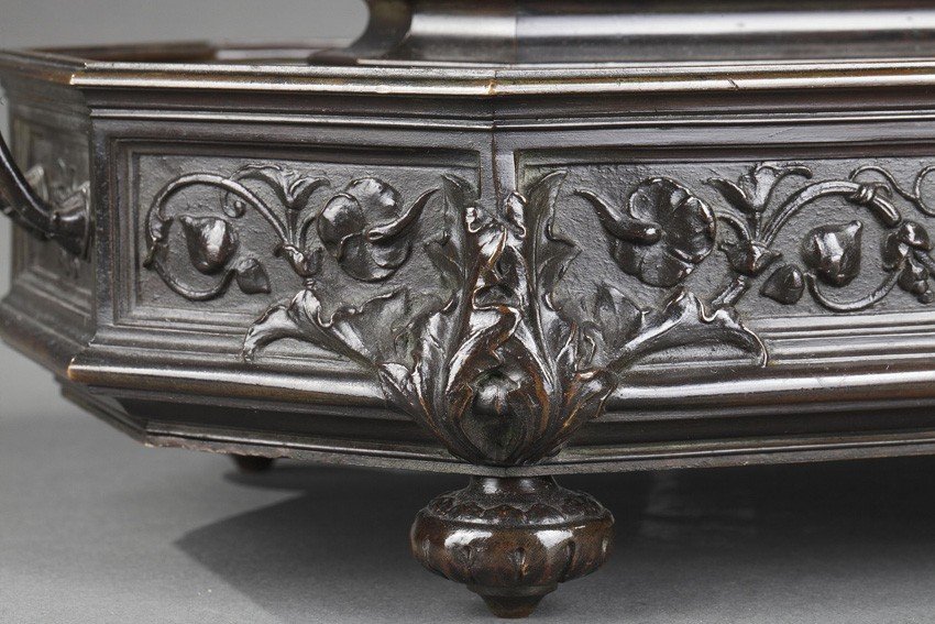 Inkwell With Arabesques - Antoine-louis Barye (1796-1875)-photo-1
