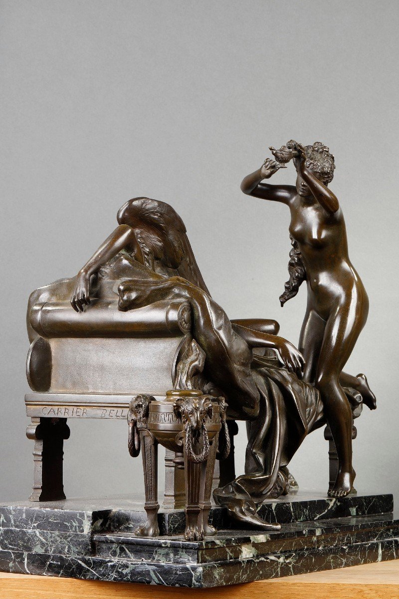 Cupidon et Psyché - Albert-Ernest CARRIER-BELLEUSE (1824-1887)-photo-4