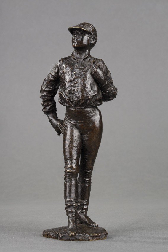 Standing Jockey - Francesco De Matteis (1852-1917)