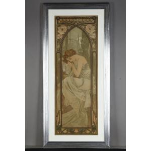 Repos de la nuit - Alphonse MUCHA (1860-1939)
